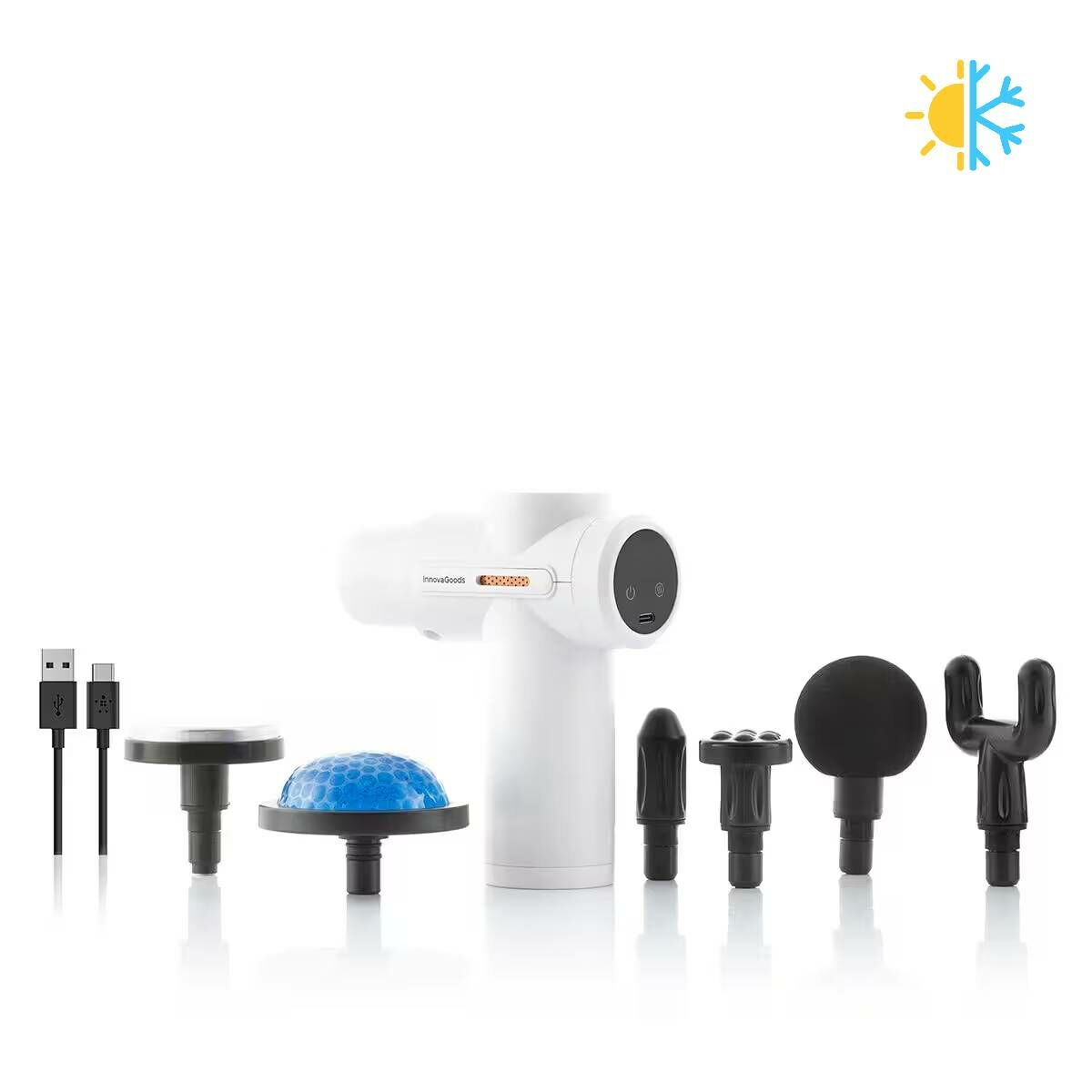 Pistolet de Massage Chaud & Froid – Récupération Musculaire Intense